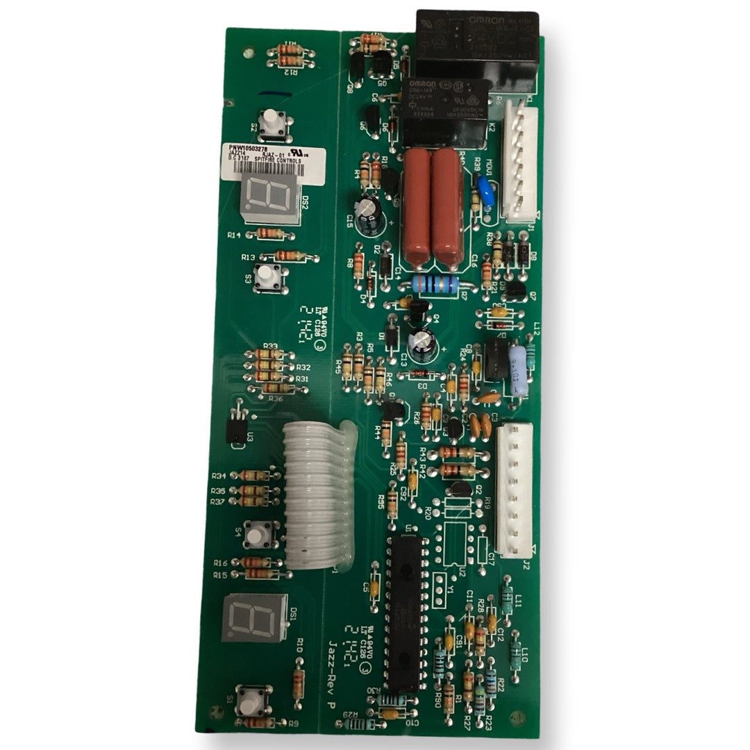Whirlpool W10503278 Refrigerator Main Control Board, Genuine OEM Replacement, green electronic circuit board.