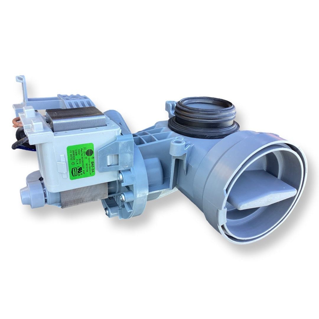Whirlpool WPW10605427 Drain Pump for front-load washers, genuine OEM replacement.