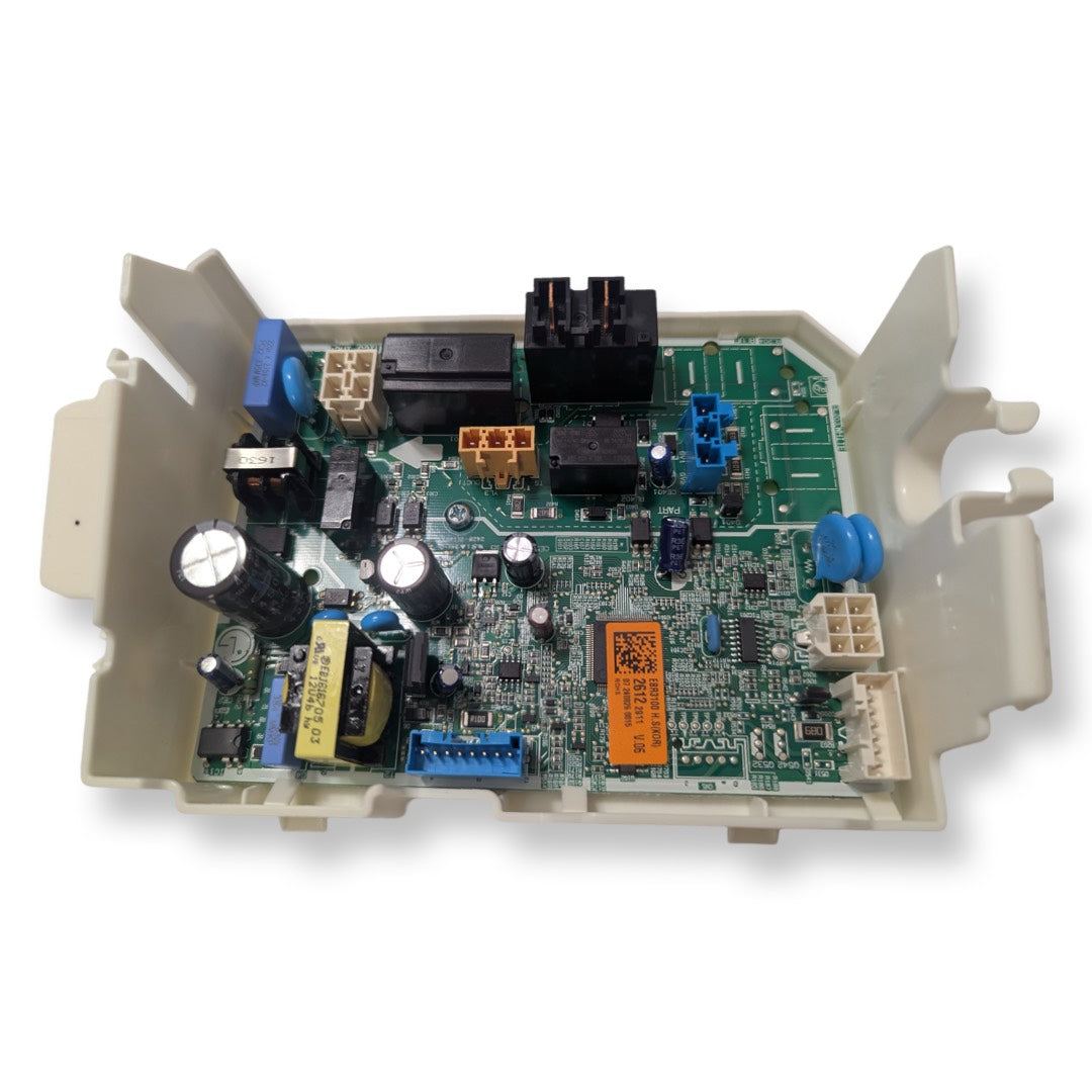 EBR31002612 PCB Main Control Board for LG gas dryers, OEM replacement, regulates dryer functions.
