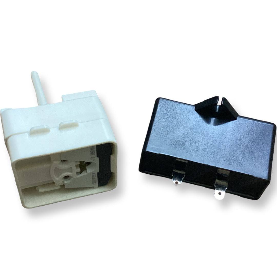 Whirlpool W10613606 refrigerator start device relay overload replacement part for compressor start and cooling restoration