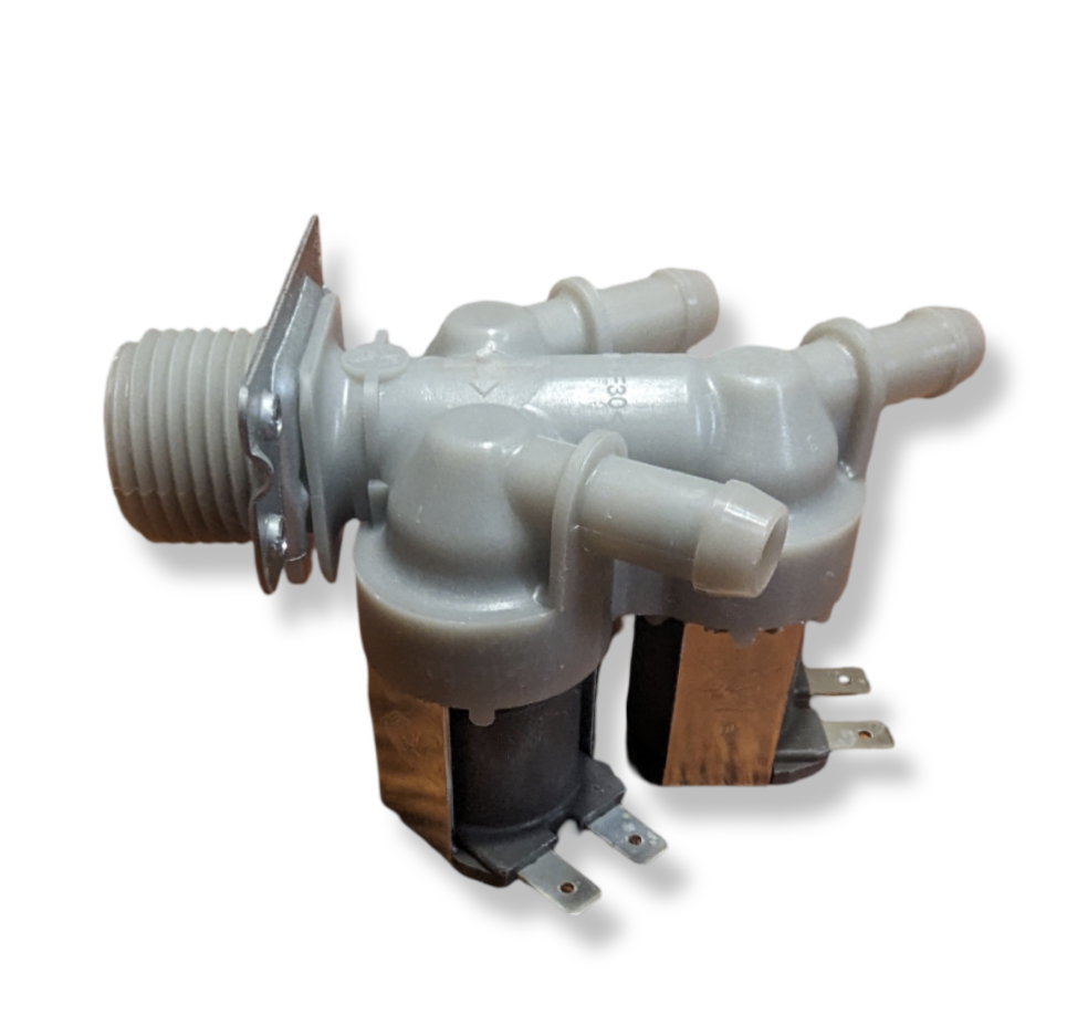 OEM 5220FR2075L washing machine water inlet valve for LG washers, durable replacement part.
