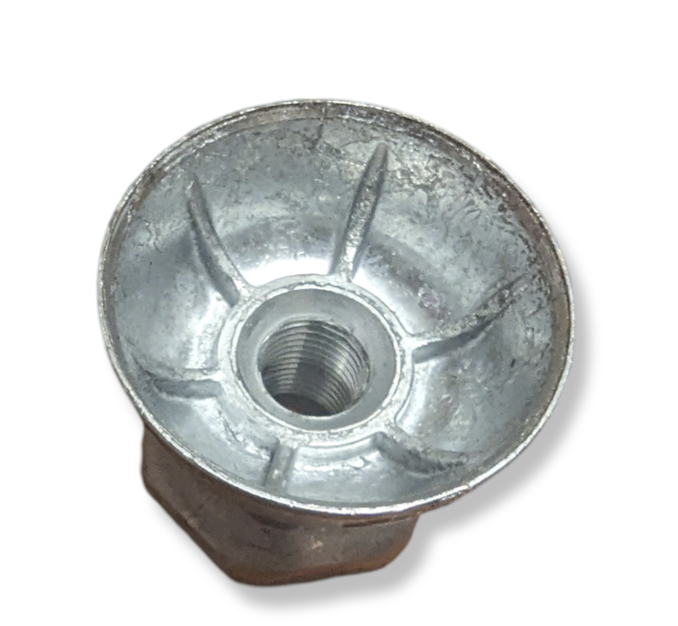 OEM WP8066184 Dryer Motor Pulley, metal construction, compatible with Whirlpool dryers.
