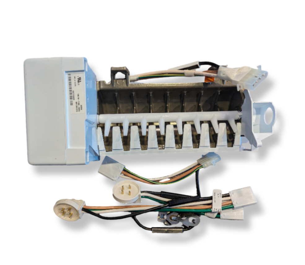 OEM 4317943 refrigerator ice maker replacement for Whirlpool, Kenmore, and KitchenAid models.