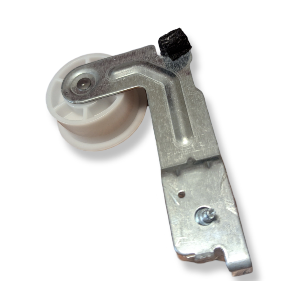 OEM Samsung DC93-00634A Idler Pulley Assembly for Samsung dryers, durable replacement part for smooth operation.
