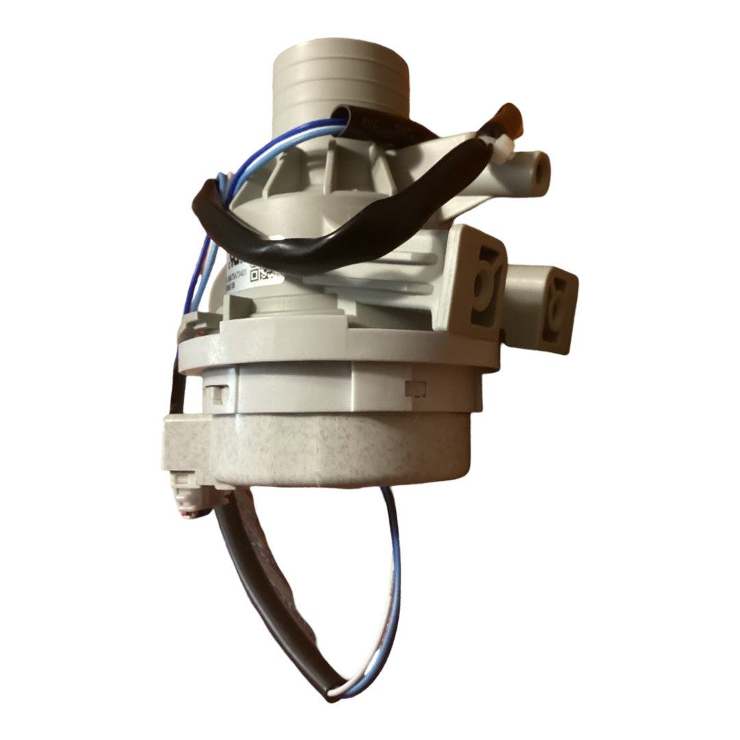 LG AHA75673401 drain pump, OEM replacement for LG washing machines, ensures efficient water drainage.
