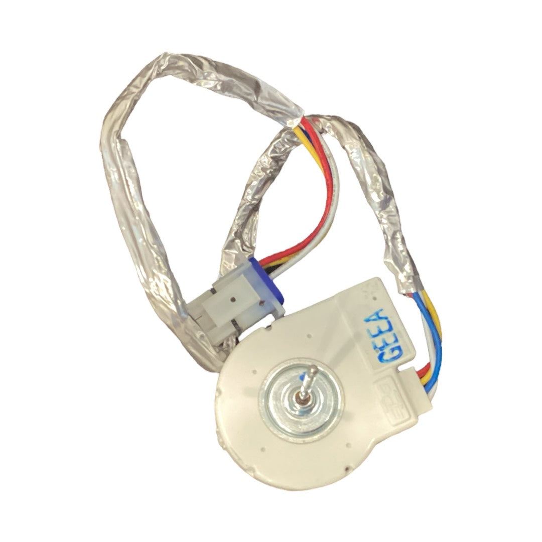 GE WR60X10277 Evaporator Fan Motor for GE Refrigerators, OEM replacement part, ensures proper airflow and cooling efficiency.