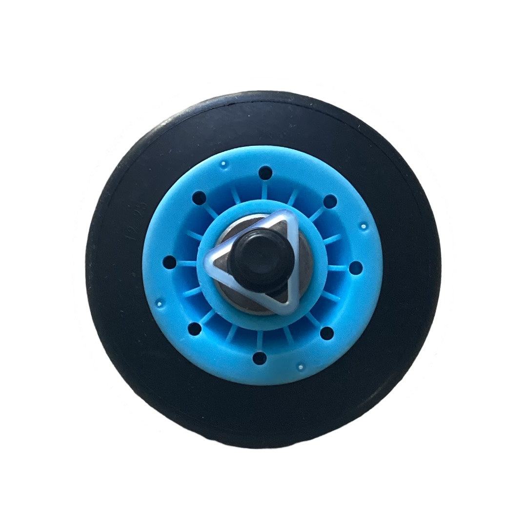 Samsung DC97-16782A dryer support roller, OEM replacement part for Samsung dryers.