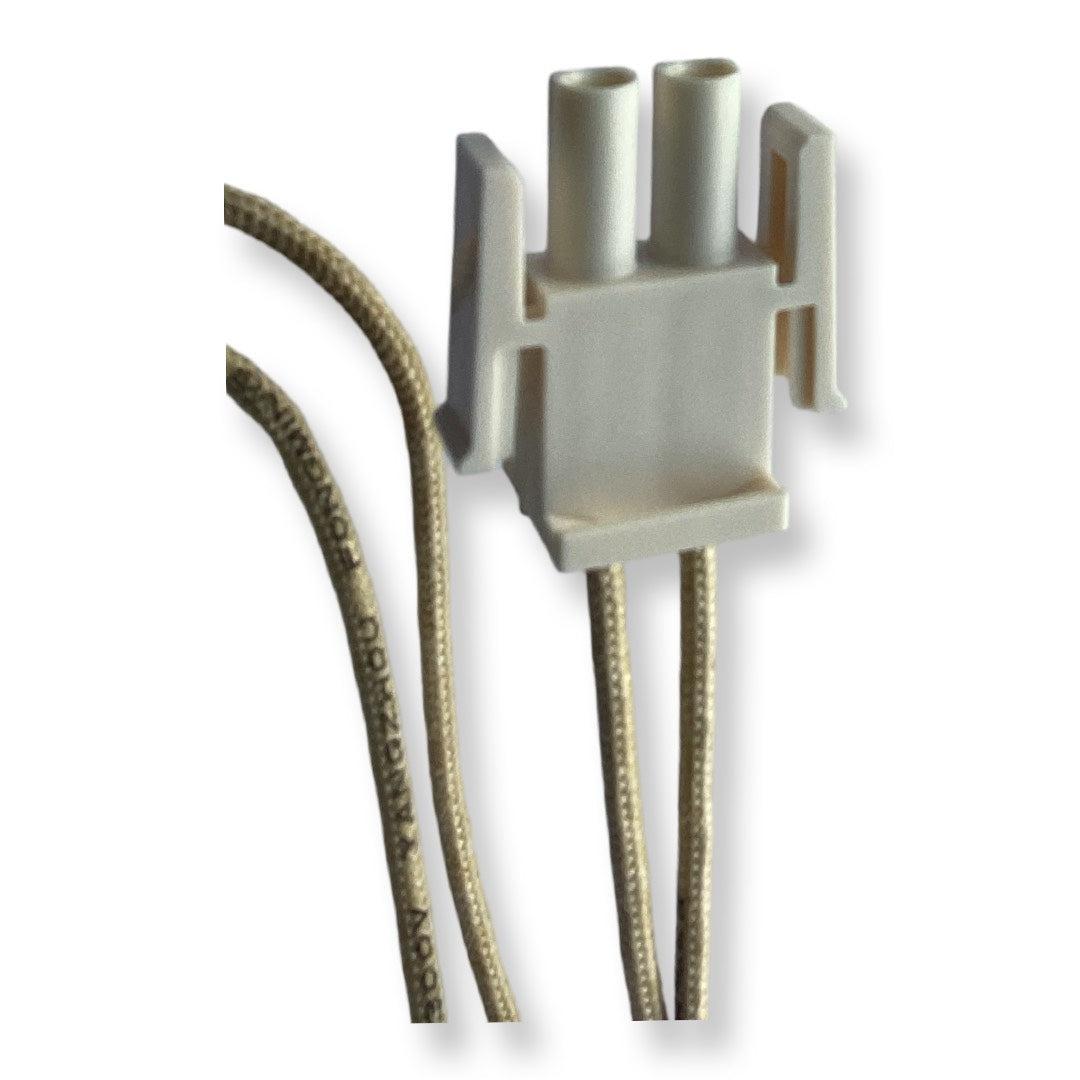 Gas Range Oven Igniter Replacement DG94-00520A for Samsung, non-OEM, two-prong Molex plug, durable, efficient ignition.
