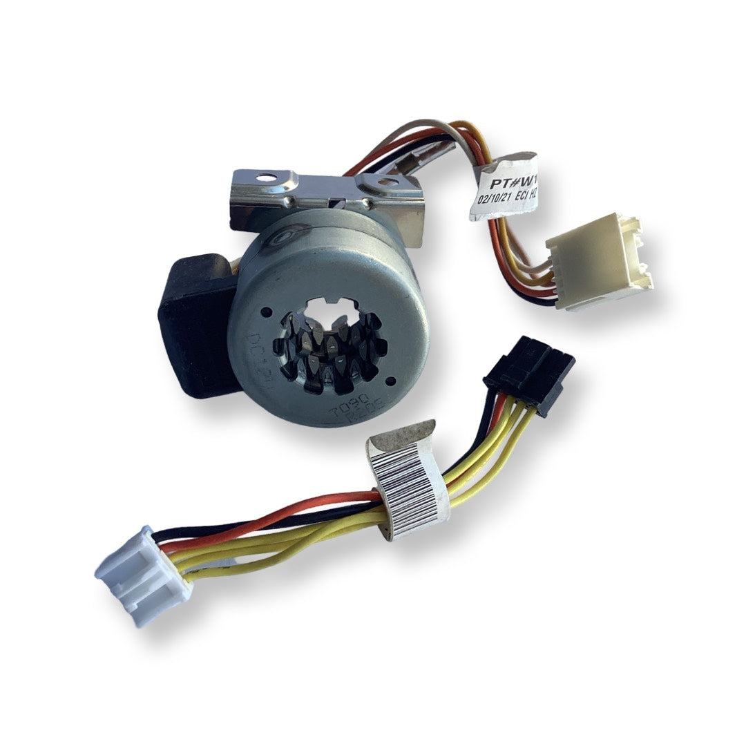 Whirlpool W11429989 Solenoid 3-Way Valve for refrigerators, OEM replacement part with wiring.