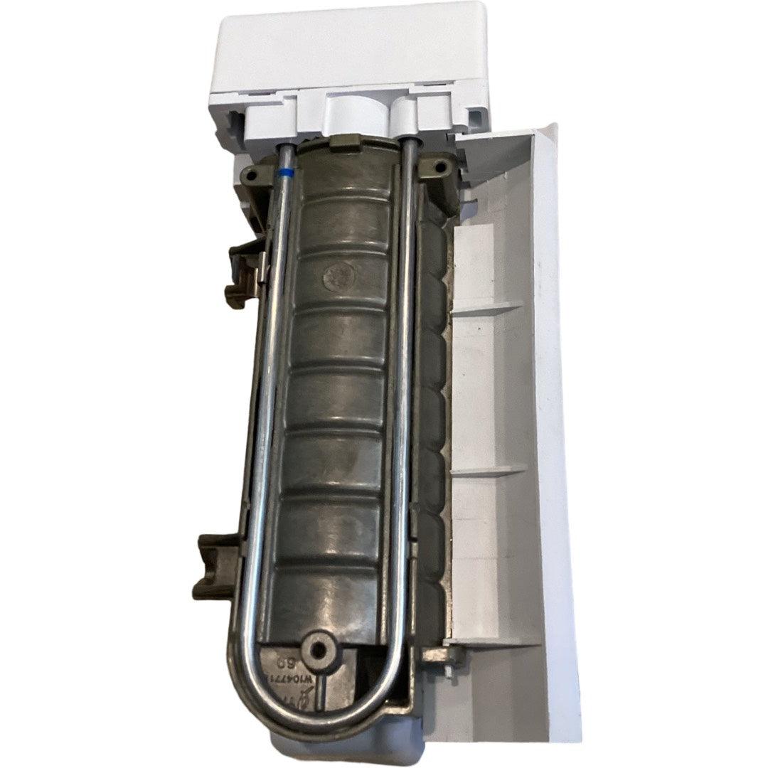 Whirlpool WPW10277448 refrigerator ice maker assembly OEM replacement.