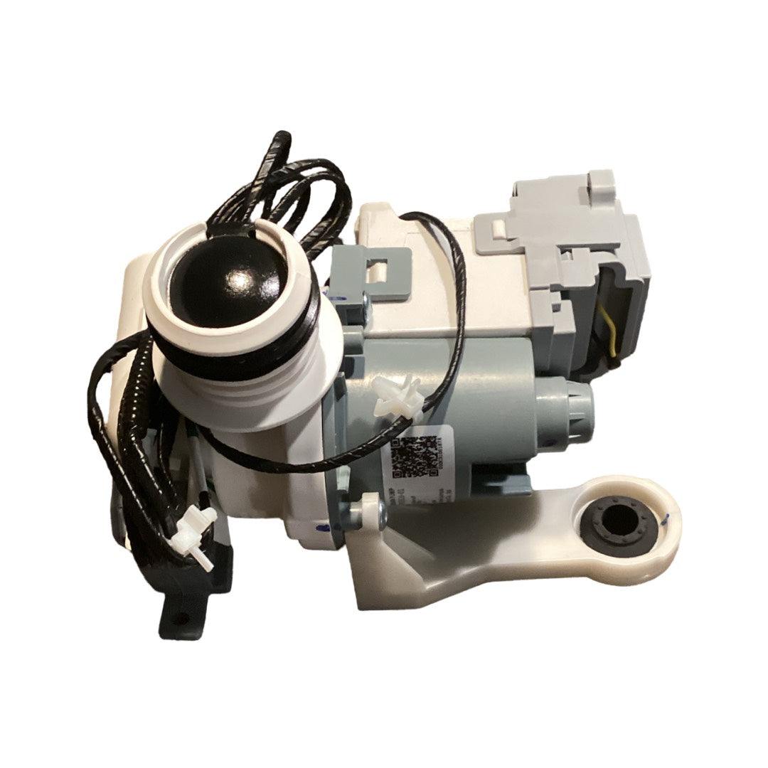 Samsung DC97-19289F washer drain pump assembly, OEM replacement for Samsung washing machines, efficient water removal.