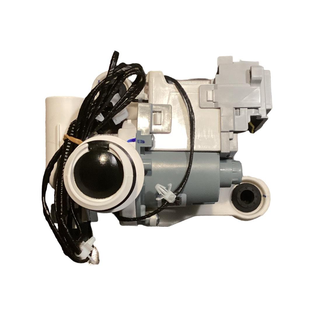 Samsung DC97-19289F Washer Drain Pump Assembly for Samsung washing machines, OEM replacement part, resolves drainage issues.