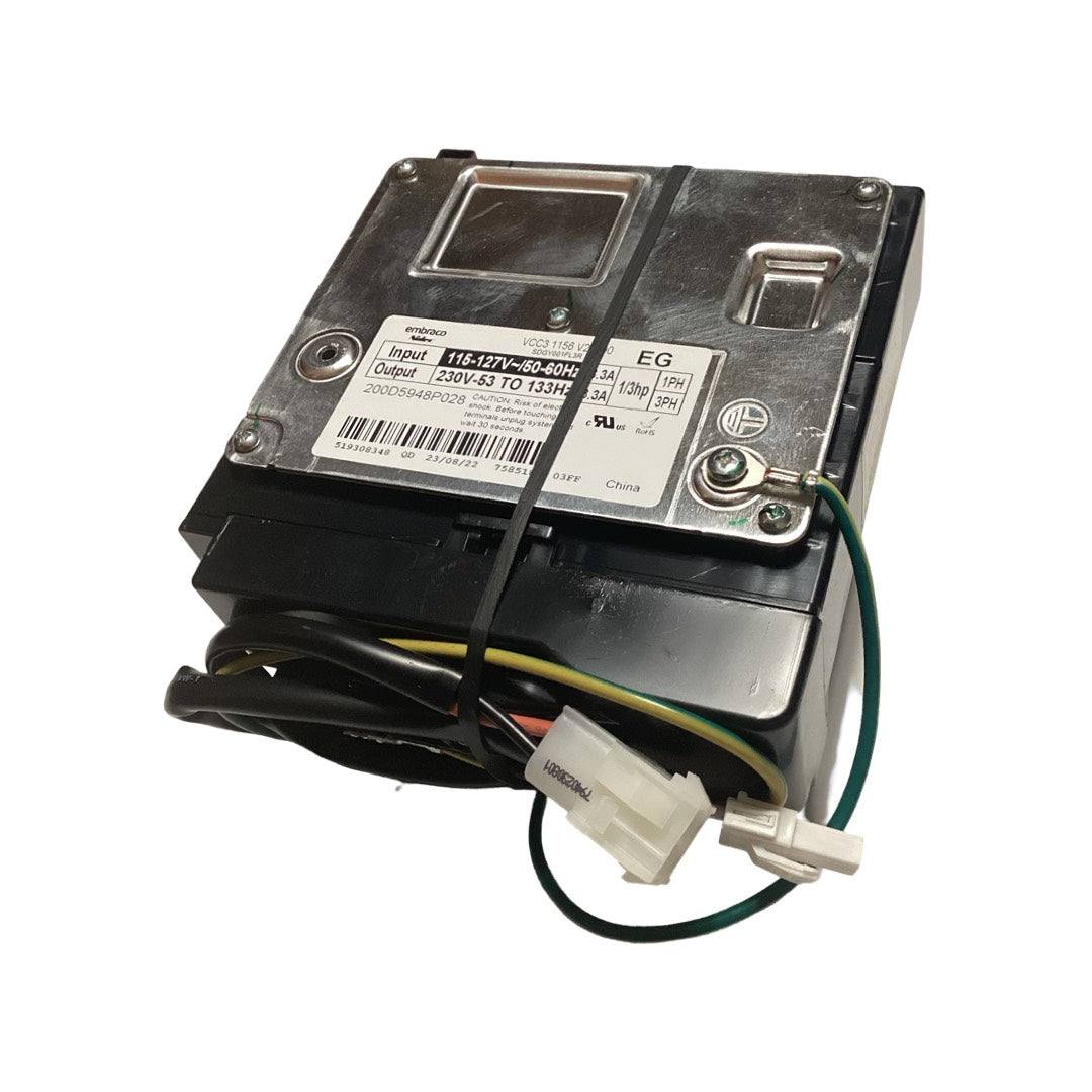 GE WR49X10283 Inverter Board for GE refrigerators, OEM replacement part for optimal cooling efficiency and energy savings.