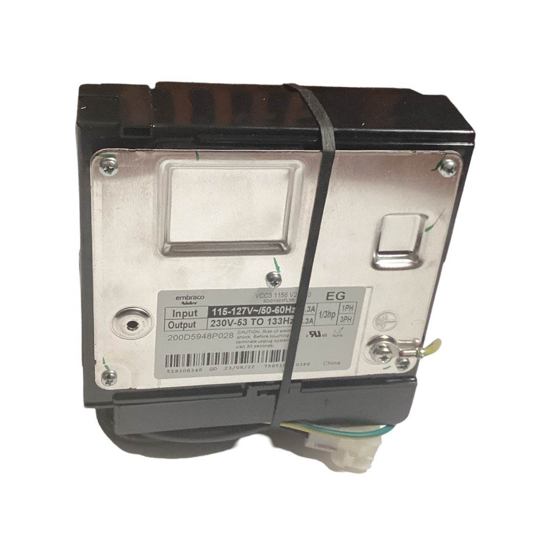 OEM GE WR49X10283 inverter board for refrigerators, genuine replacement part.