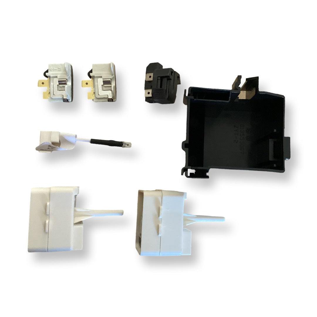 Whirlpool 8201786 Refrigerator Relay Overload Kit genuine OEM replacement parts.